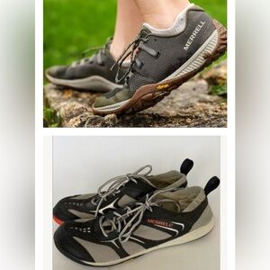 Merrell Black and White Mesh Vibram Glove Size 9